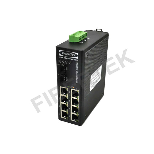 FCNID-8GN-2GS Industrial Ethernet Media Converter Side View