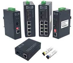 Ethernet Media Converters & SFP Transceivers