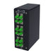 DPPY12 Series DIN Rail Fiber Patch Panel loaded with 12 fiber ports FC APC Duplex Singlemode Adapters