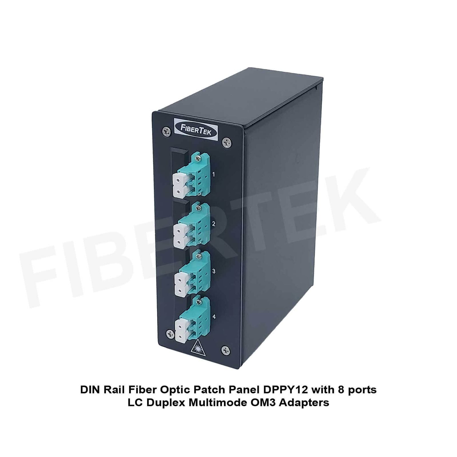 DIN Rail Fiber Optic Patch Panel with LC Duplex DPPY12 BK Series ...