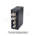 DPPY12 BK Series DIN Rail Fiber Patch Panel with 12 ports LC Duplex Multimode Adapters
