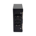 DIN Rail Clip View of DPPY12 BK Series UTP CAT6A Ethernet Patch Panel