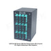 Side view of DPPY24 BK Series with 24 ports SC Duplex Multimode OM3 Adapters