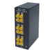 DPPY12 Series DIN Rail Fiber Patch Panel loaded with 12 fiber ports FC Duplex Singlemode Adapters