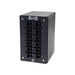 Side View of DPPY24-12-U6A(BK) UTP CAT 6A DIN Rail Ethernet Copper Patch Panel - right side view 