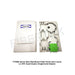 FTWM2 Series Mini Wall Mount Patch Panel with 4 ports LC APC Quad Duplex Singlemode Adapter
