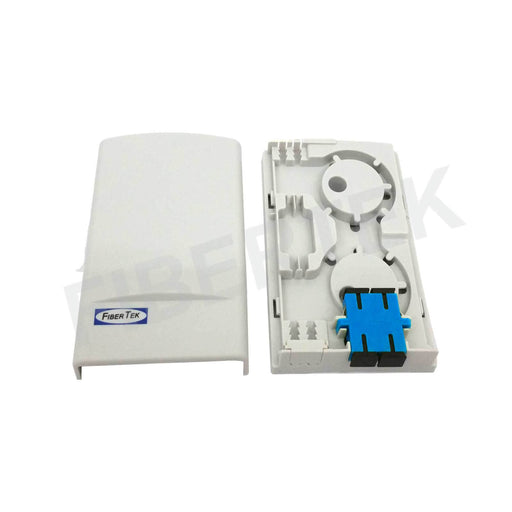 Mini Wall Mount Fiber Optic Patch Panel 2 Ports SC Duplex Singlemode 
Adapter