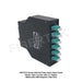 DPPTE12 DIN Rail Fiber Optic Patch Panel Plastic Type 12 ports with LC Duplex Multimode OM3 Adapters Side View