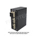 Side view of DPPY12 BK Series with 8 ports SC Duplex Multimode Adapters
