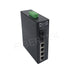 Left side view of FCNID-4GN-2GS Industrial Gigabit Ethernet Converter