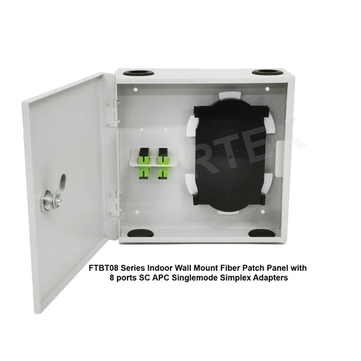 FTBT08 Series 8 ports with SC APC simplex adapters