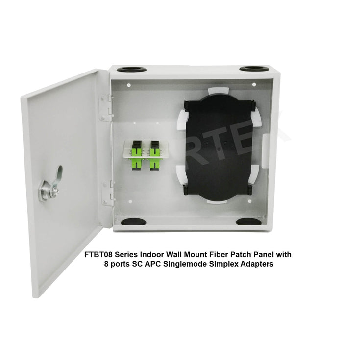FTBT08 Series 8 ports with SC APC simplex adapters