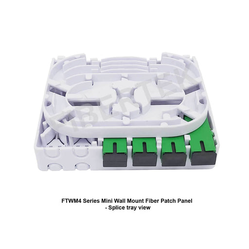 FTWM4 Series Mini Wall Mount Fiber Patch Panel  Splice Tray View