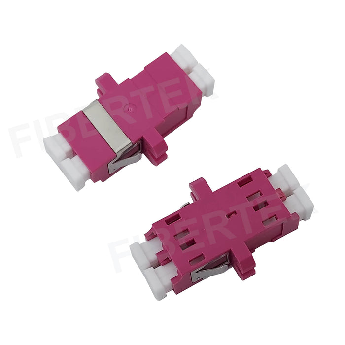 LC Duplex Multimode OM4 Fiber Optic Adapter