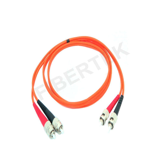 ST  UPC to FC UPC Multimode OM1 Fiber Optic Patchcord