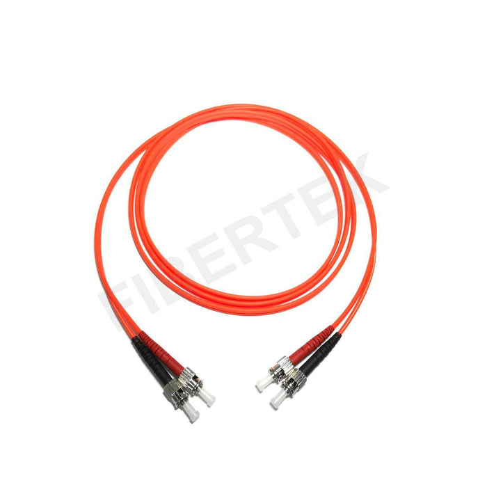 ST UPC to ST UPC Multimode OM2 Fiber Optic Patchcord