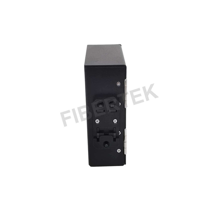 Back View of  DPPY24-12-S6A(BK) DIN Rail Ethernet Copper Patch Panel 