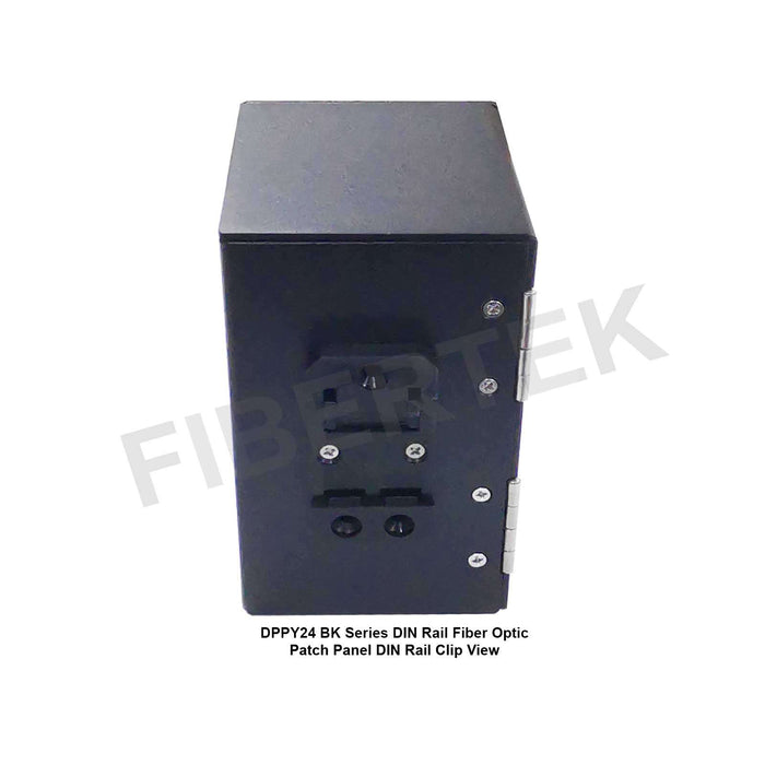 DPPY24 BK Series DIN Rail Patch Panel DIN Rail Clip View