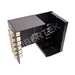 Interior View of DPPY24-12-S6A(BK) STP CAT 6A DIN Rail Ethernet Copper Patch Panel