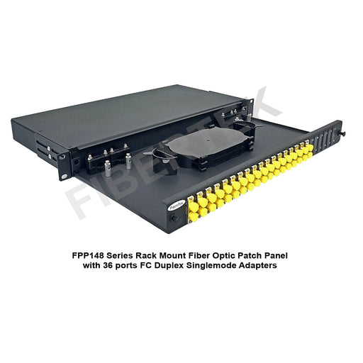 FPP148 Series Rack Mount Fiber Patch Panel with 36 ports FC Duplex Singlemode Adapters