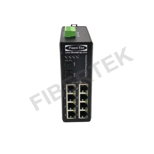 FCNID-8GN-2GS Industrial Ethernet Media Converter Front panel view
