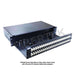 FPP248 series rack mount fiber optic patch panel with 48 ports SC Simplex  Multimode Adapters